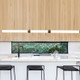 LED Pendant Light Bronze Opal Acrylic 154cm CTS Tri-CCT 30W 3100lm Dimmable LED Pendant Light Bronze Opal Acrylic 154cm CTS Tri-CCT 30W 3100lm Dimmable